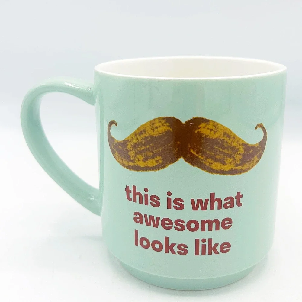 This is What Awesome Looks Like Mustache Mug Target Room Essentials
